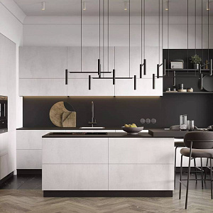 Кухня на заказ KSO-11  с островом