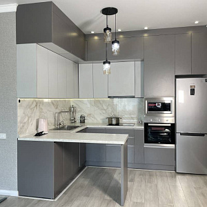 Кухня на заказ KSO-1 с островом