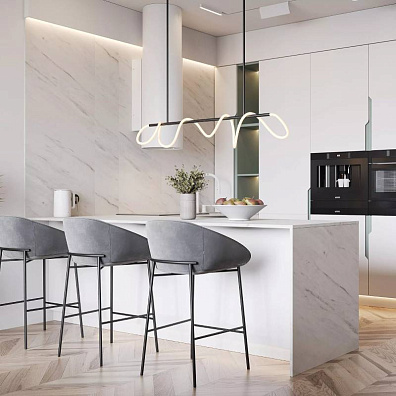 Кухня на заказ KSO-13 с островом