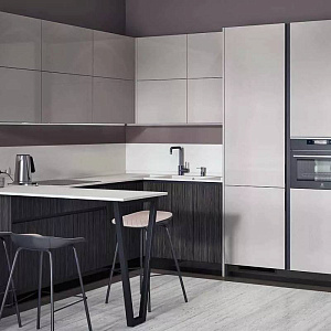 Кухня на заказ KBS-3 с барной стойкой