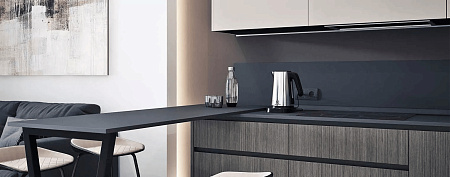 Кухня на заказ KBS-3 с барной стойкой